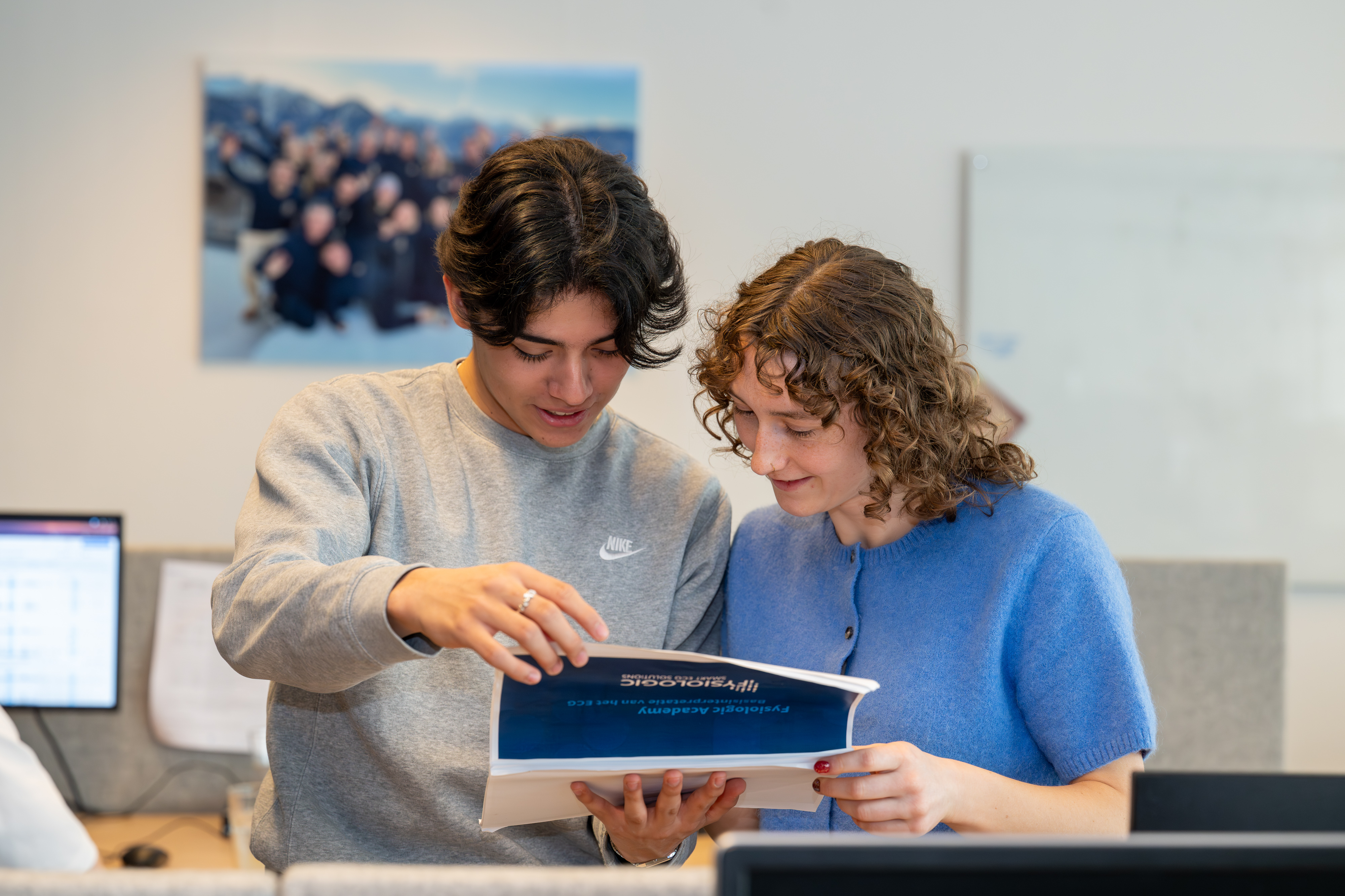 ACE analysts reviewing recordings